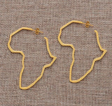 Gold & Silver Plated Africa Earrings
