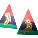 Triangle Africa Earrings