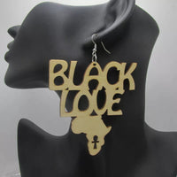 Black Love Earrings