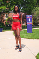 HBCU (Red) Skirt Set