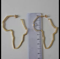 Gold & Silver Plated Africa Earrings